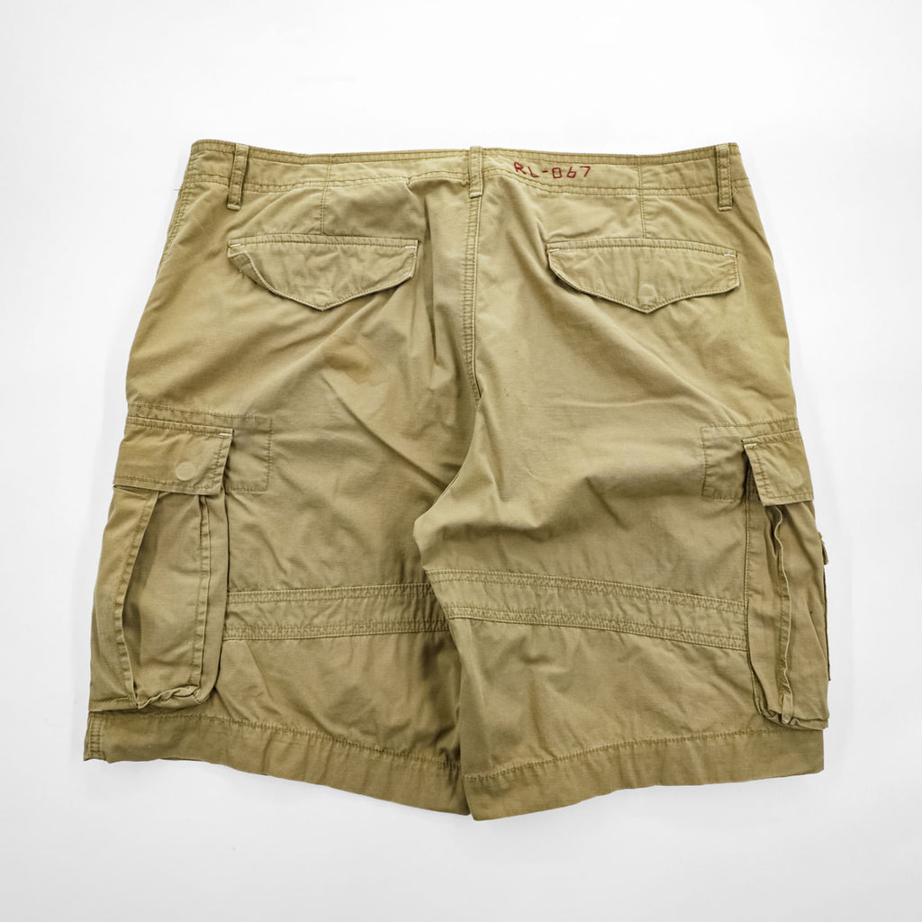 Polo Ralph Lauren 90年代 カーゴショーツ ショートパンツ ハーフパンツ XL ベージュ ビッグサイズ TALONジップ SURPLUS FIT