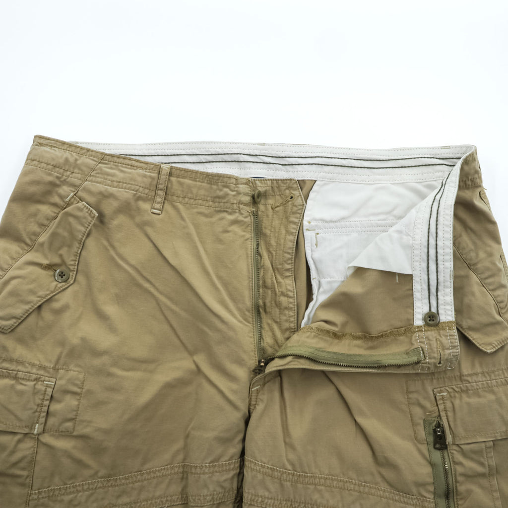 Polo Ralph Lauren 90年代 カーゴショーツ ショートパンツ ハーフパンツ XL ベージュ ビッグサイズ TALONジップ SURPLUS FIT