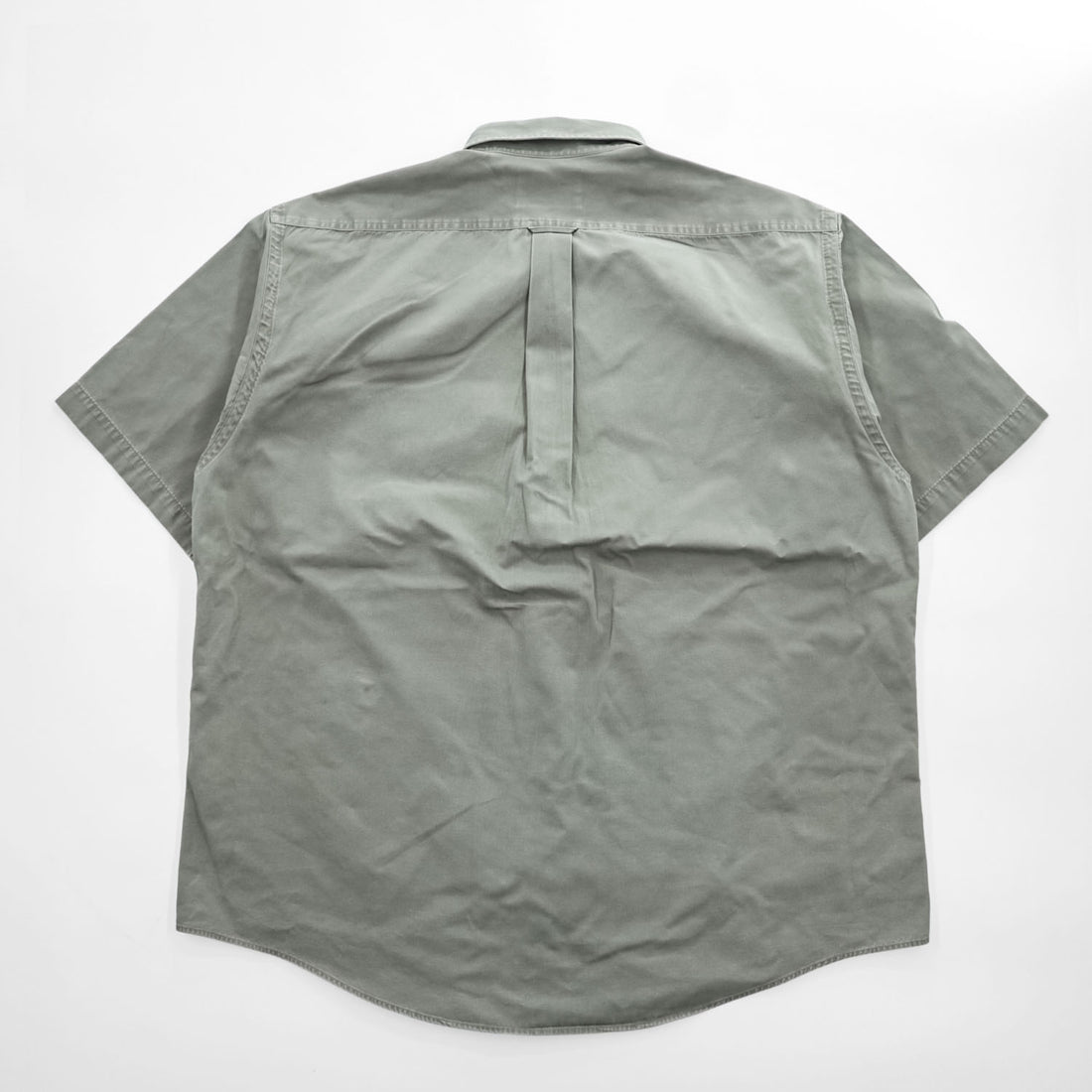 FILSON 半袖ワークシャツ L カーキ グリーン ダブルフラップポケット ミリタリー