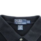 Polo Ralph Lauren 90年代 ヴィンテージ ポロシャツ L ブラック スモールポニー ロゴ 刺繍