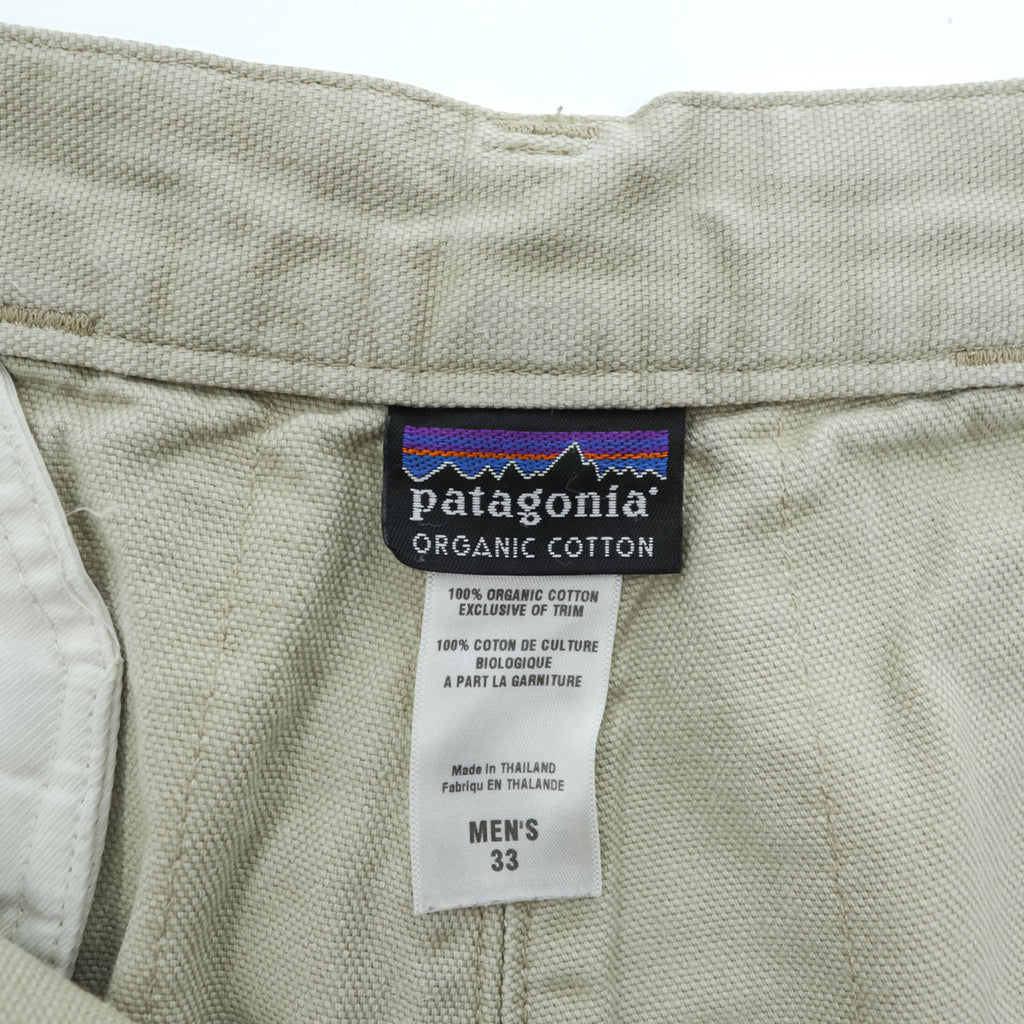 Patagonia オーガニックコットン ショートパンツ L ベージュ キャンバス SP11 ORGANIC COTTON 57227
