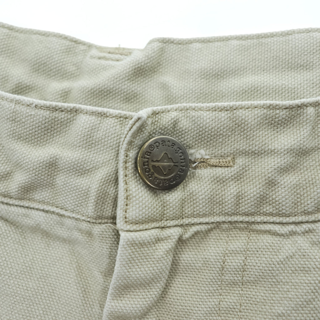 Patagonia オーガニックコットン ショートパンツ L ベージュ キャンバス SP11 ORGANIC COTTON 57227