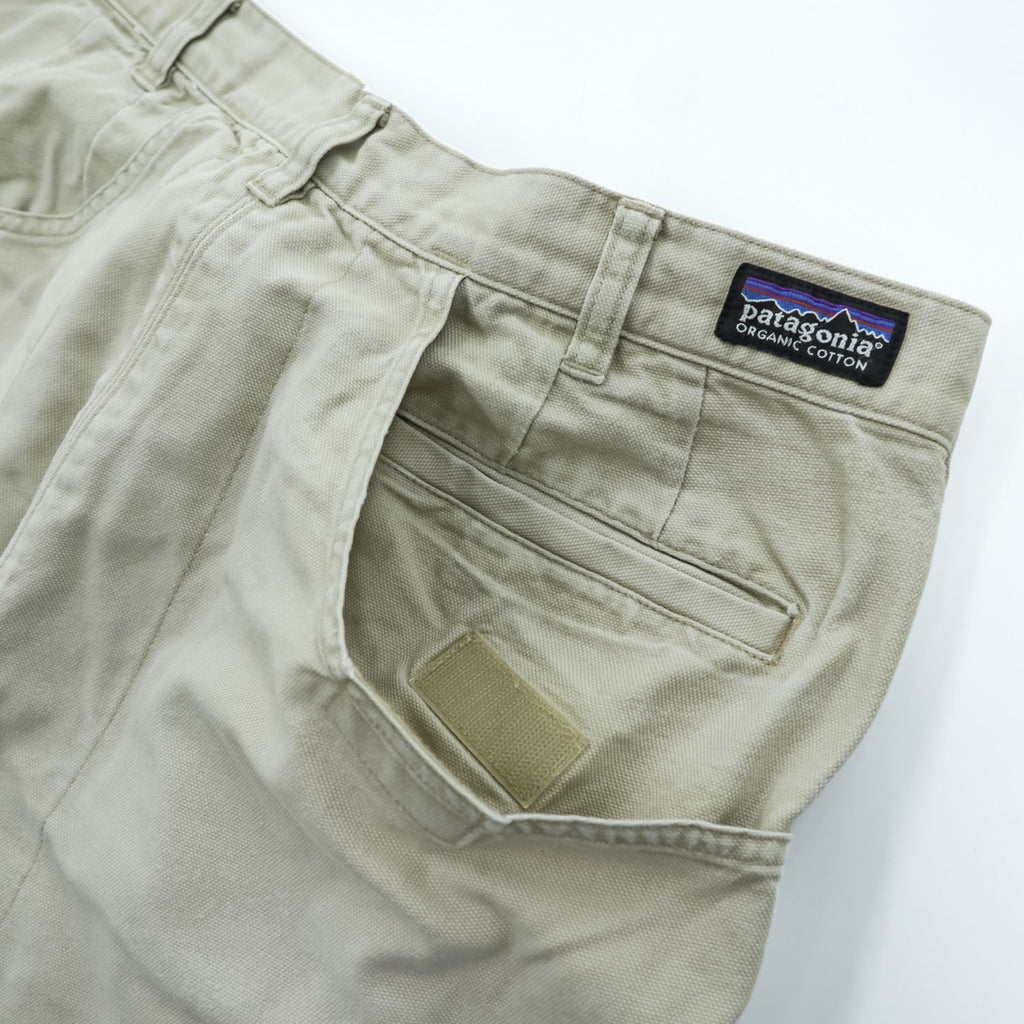 Patagonia オーガニックコットン ショートパンツ L ベージュ キャンバス SP11 ORGANIC COTTON 57227