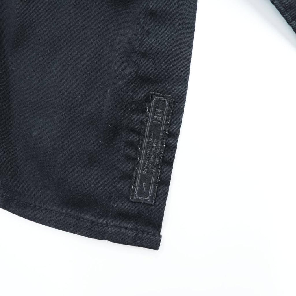 NIKE DRI-FIT 長袖 ボタンダウンシャツ L ブラック 胸ポケット