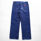 Dickies 5ポケット ストレートデニムパンツ 38×32 インディゴ ブルー ジーンズ C993RNB