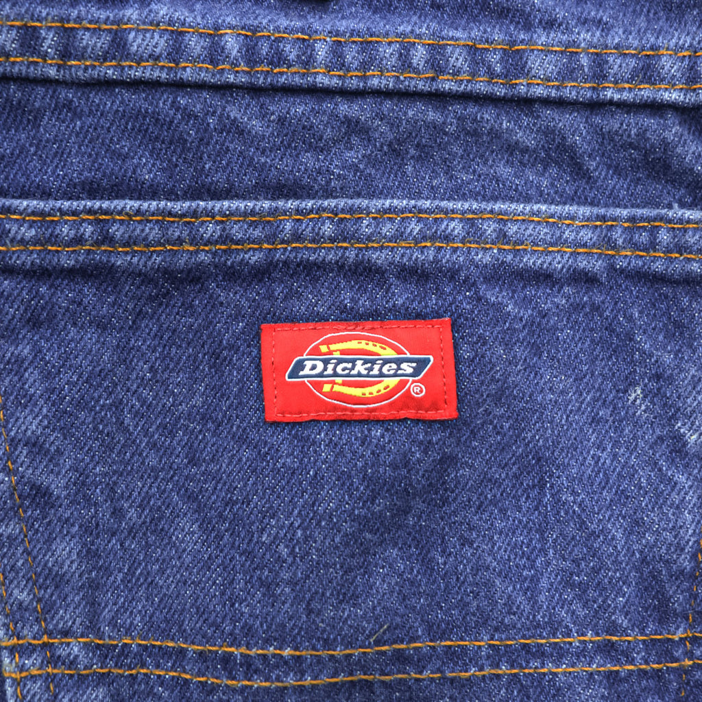 Dickies 5ポケット ストレートデニムパンツ 38×32 インディゴ ブルー ジーンズ C993RNB
