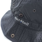 mont-bell フィッシングハット ナイロン アウトドアハット グレー あごひも付き 1118603