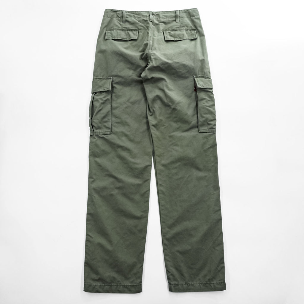 Levi's カーゴ ワークパンツ L カーキ グリーン キャンバス XX CARGO STRAIGHT ダック地 A7364-0002