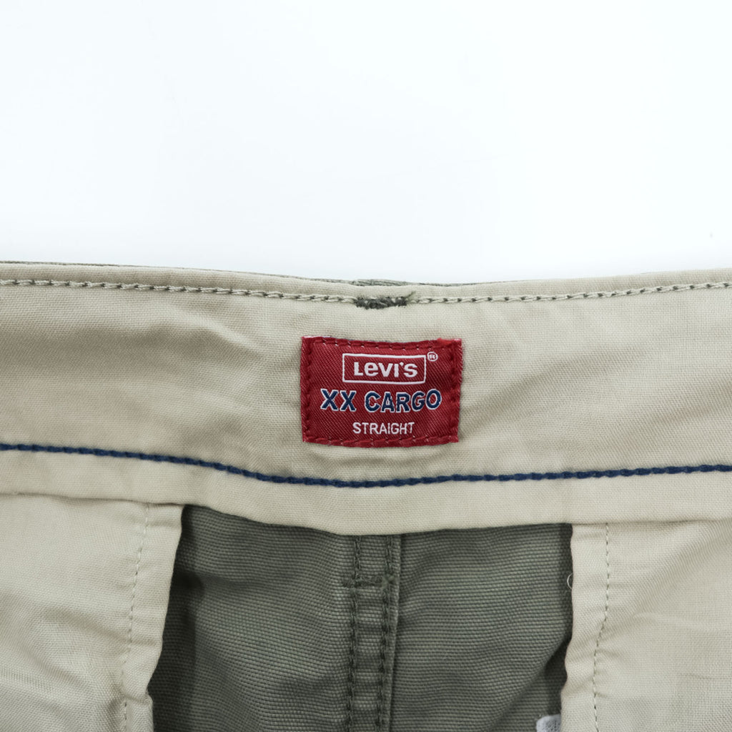 Levi's カーゴ ワークパンツ L カーキ グリーン キャンバス XX CARGO STRAIGHT ダック地 A7364-0002