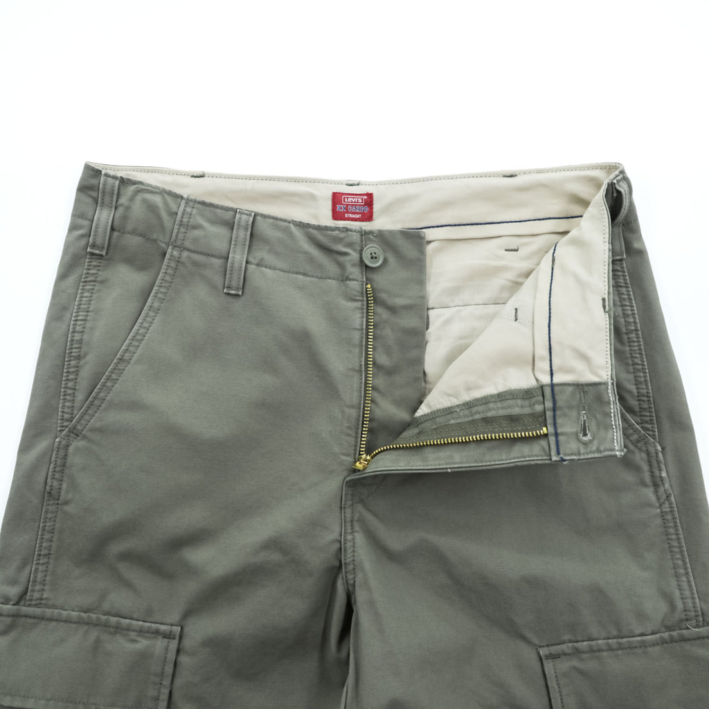 Levi's カーゴ ワークパンツ L カーキ グリーン キャンバス XX CARGO STRAIGHT ダック地 A7364-0002