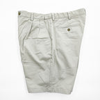 L.L.Bean 2タック プリーツショーツ ショートパンツ L ベージュ COMFORT WAIST 240259