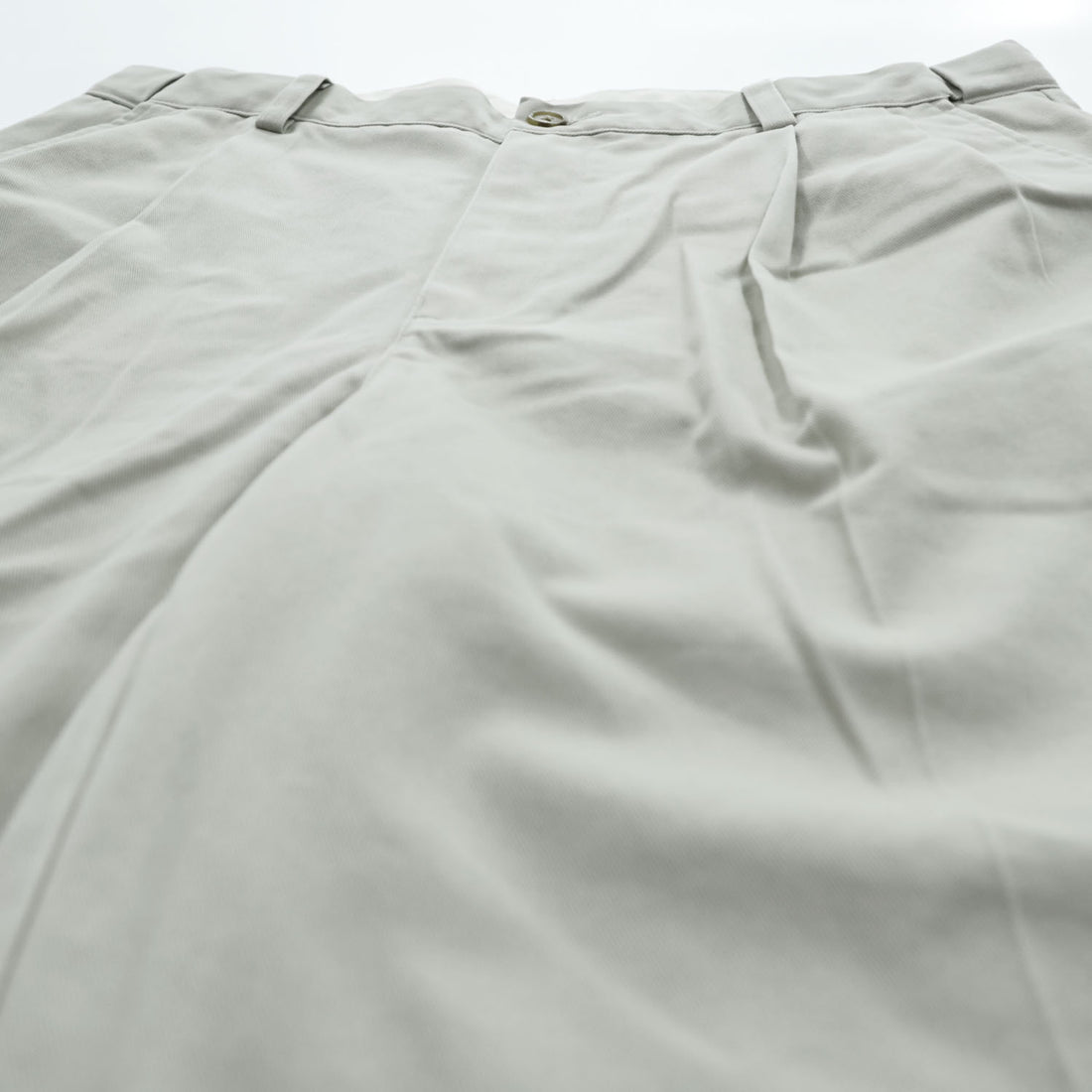 L.L.Bean 2タック プリーツショーツ ショートパンツ L ベージュ COMFORT WAIST 240259