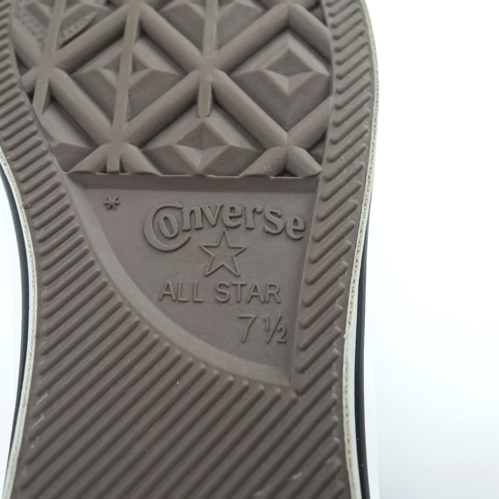 CONVERSE オールスター ALL STAR レザー ハイカットスニーカー 26cm ホワイト 1B907