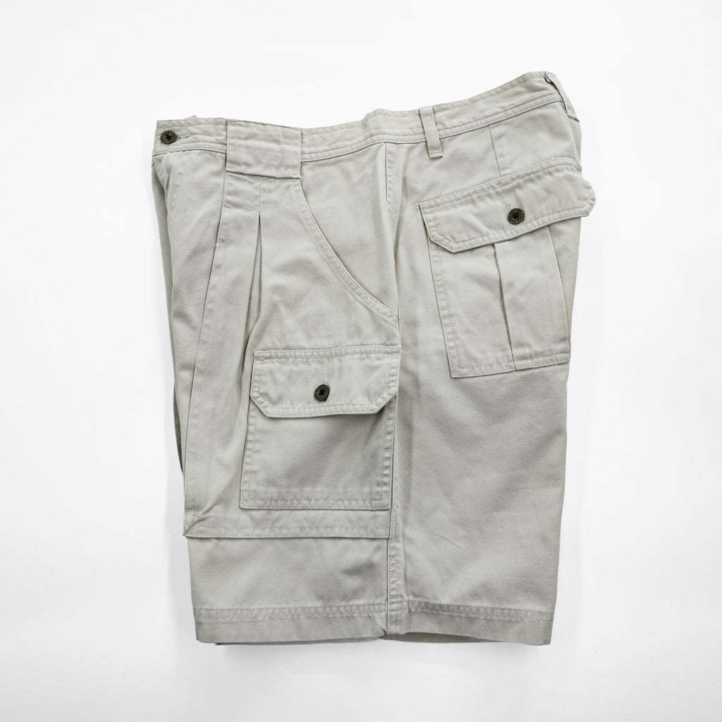 Eddie Bauer カーゴショーツ ブッシュ ショートパンツ L ベージュ キャンバス 3805