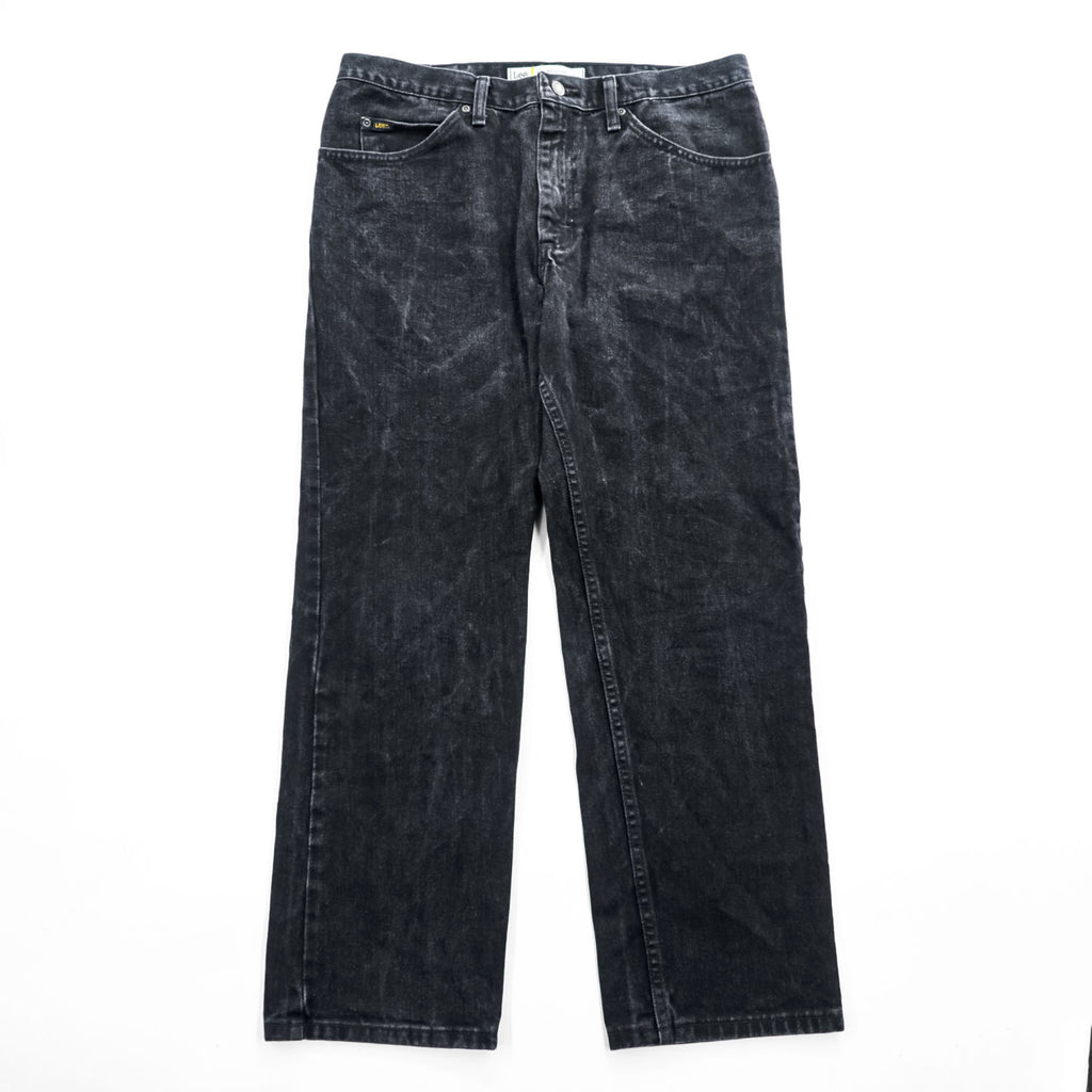 Lee デニムパンツ ジーンズ L ブラック フェード REGULAR FIT 2008908