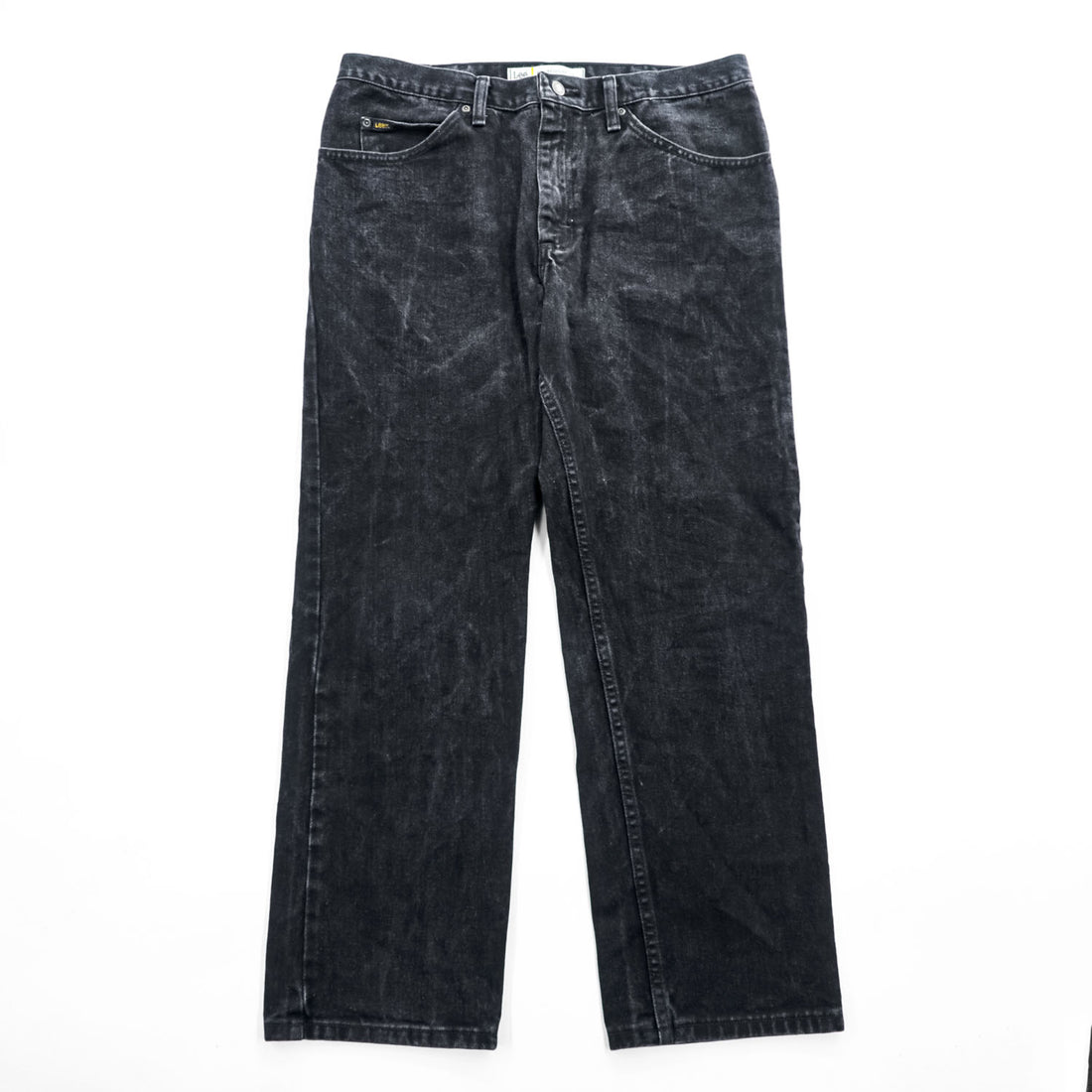 Lee デニムパンツ ジーンズ L ブラック フェード REGULAR FIT 2008908