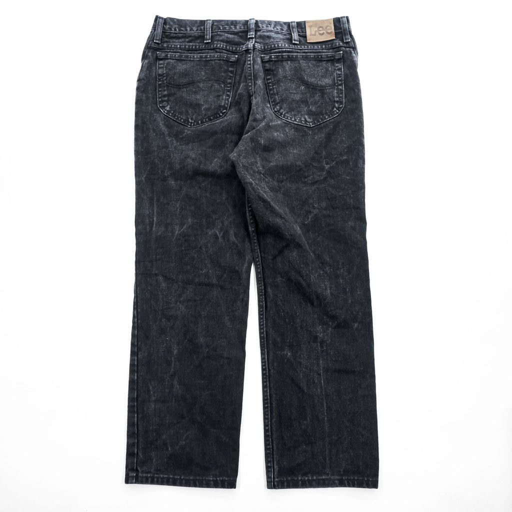 Lee デニムパンツ ジーンズ L ブラック フェード REGULAR FIT 2008908
