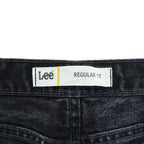 Lee デニムパンツ ジーンズ L ブラック フェード REGULAR FIT 2008908