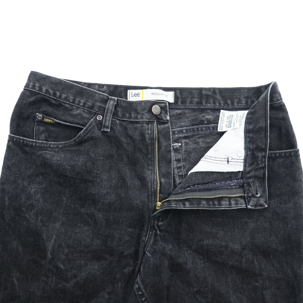 Lee デニムパンツ ジーンズ L ブラック フェード REGULAR FIT 2008908