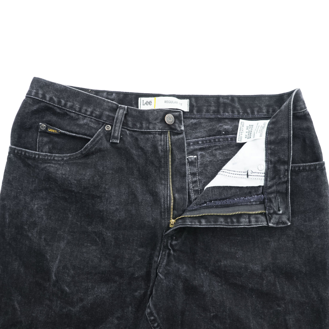 Lee デニムパンツ ジーンズ L ブラック フェード REGULAR FIT 2008908
