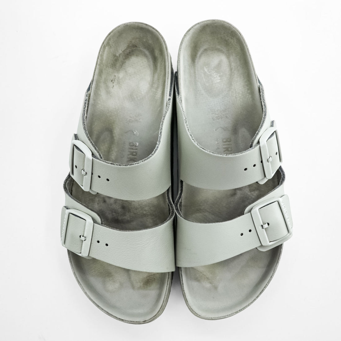 BIRKENSTOCK アリゾナ Arizona スライドサンダル 27cm グレー ドイツ製