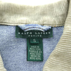 LAUREN RALPH LAUREN 90年代 ヴィンテージ 襟コーデュロイ デニムジャケット ハンティングジャケット S インディゴ ブルー