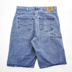 Dickies 90年代 デニム ペインターショーツ ショートパンツ ハーフパンツ L インディゴ ブルー 圧着タグ 55280SDD