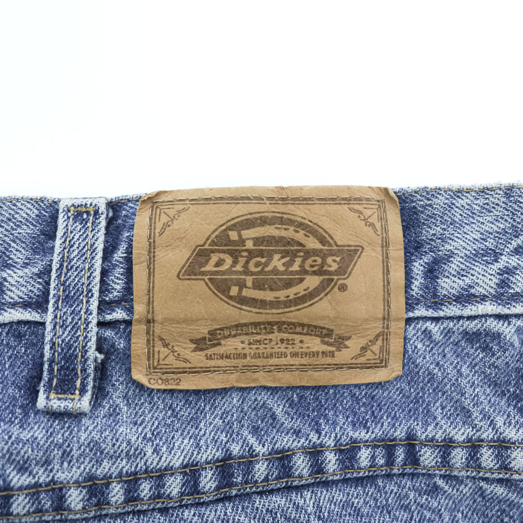 Dickies 90年代 デニム ペインターショーツ ショートパンツ ハーフパンツ L インディゴ ブルー 圧着タグ 55280SDD