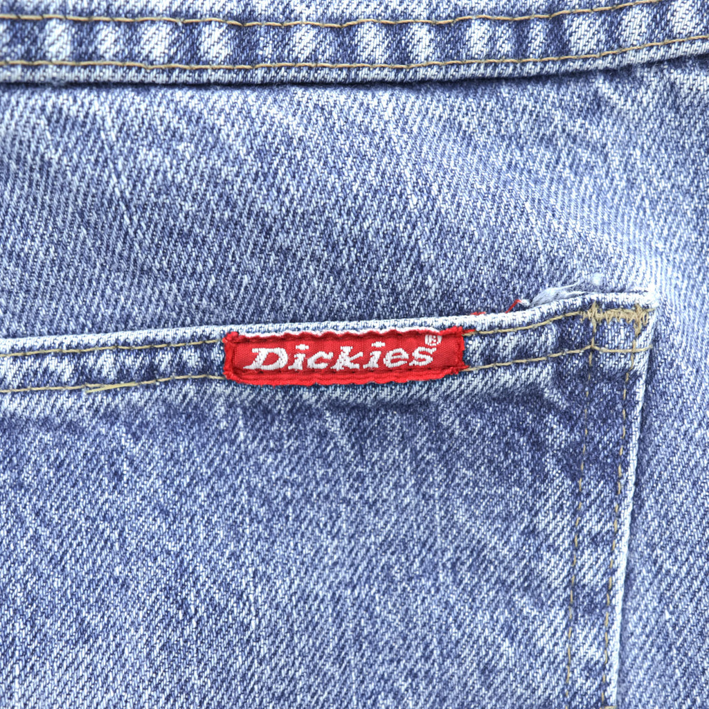 Dickies 90年代 デニム ペインターショーツ ショートパンツ ハーフパンツ L インディゴ ブルー 圧着タグ 55280SDD