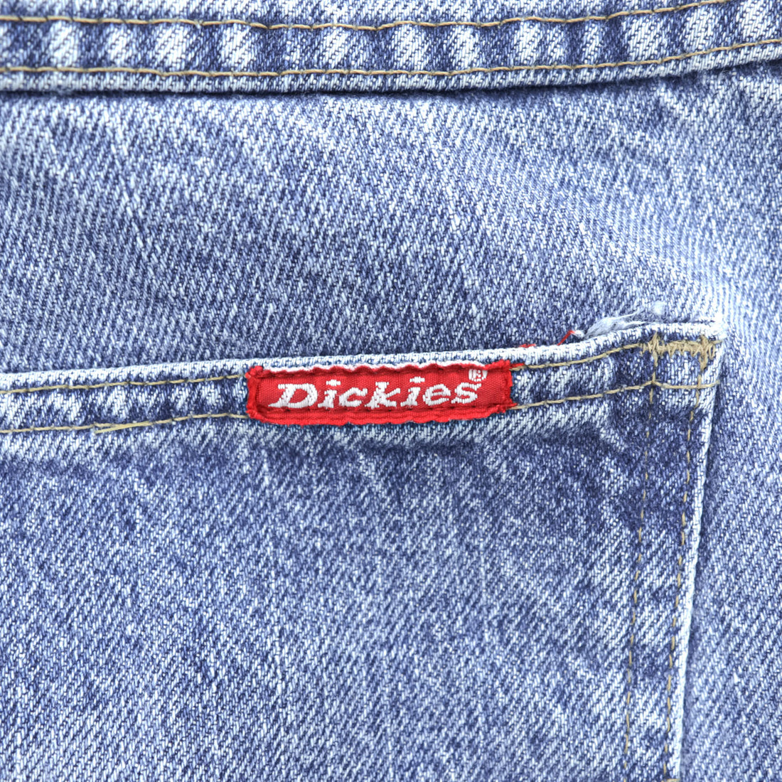 Dickies 90年代 デニム ペインターショーツ ショートパンツ ハーフパンツ L インディゴ ブルー 圧着タグ 55280SDD