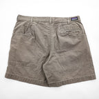 Patagonia 00年代 ヴィンテージ オーガニックコットン ショーツ ショートパンツ L ブラウン キャンバス 05年製 ダック地 ORGANIC COTTON 57226S5