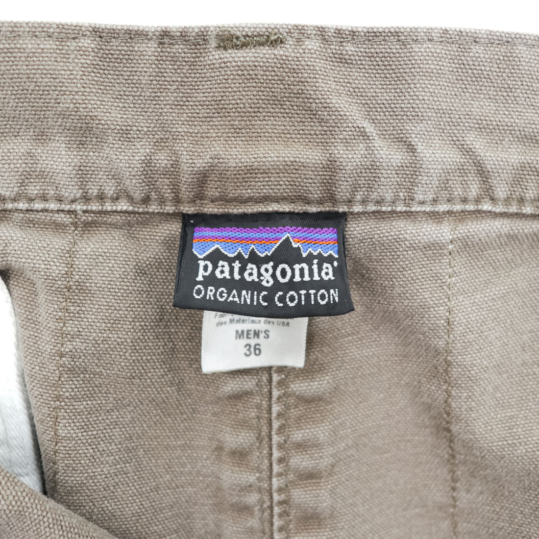 Patagonia 00年代 ヴィンテージ オーガニックコットン ショーツ ショートパンツ L ブラウン キャンバス 05年製 ダック地 ORGANIC COTTON 57226S5