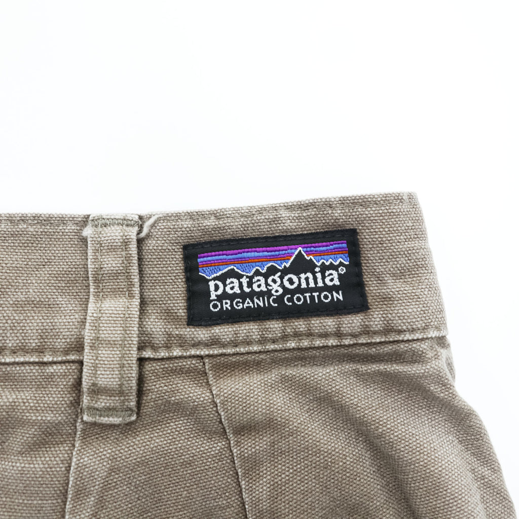Patagonia 00年代 ヴィンテージ オーガニックコットン ショーツ ショートパンツ L ブラウン キャンバス 05年製 ダック地 ORGANIC COTTON 57226S5