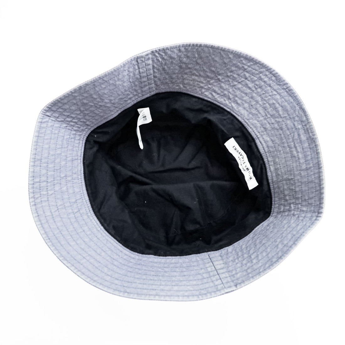 KIJIMA TAKAYUKI 日本製 コットン バケットハット THOMAS MAISON BUCKET HAT サイズ3 グレー 221316