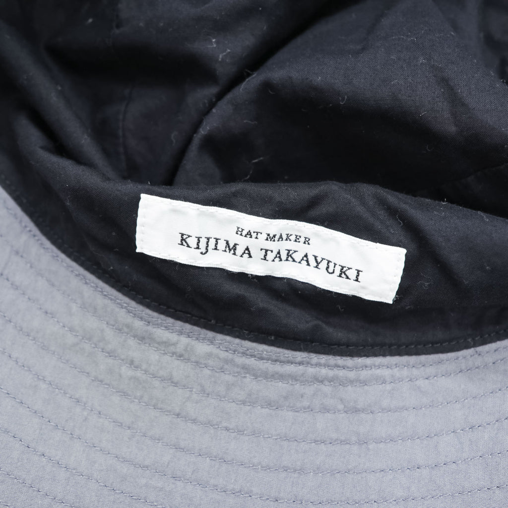 KIJIMA TAKAYUKI 日本製 コットン バケットハット THOMAS MAISON BUCKET HAT サイズ3 グレー 221316