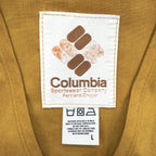 Columbia 80年代 ヴィンテージ フィッシングベスト L マスタード マルチポケット フライパッチ