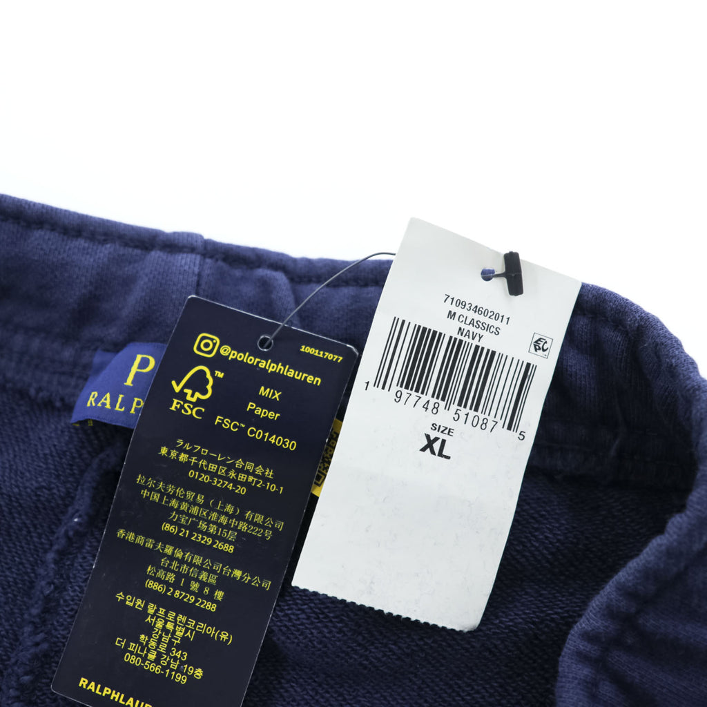 Polo Ralph Lauren スウェットショーツ ショートパンツ XL ネイビー ポニー刺繍 未使用品