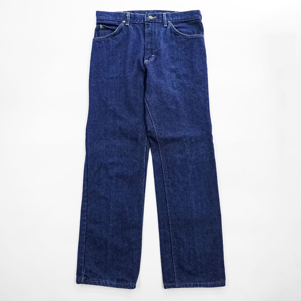 Lee RIDERS 80年代 USA製 ヴィンテージ デニムパンツ ジーンズ L インディゴ ブルー 濃紺 204-0243