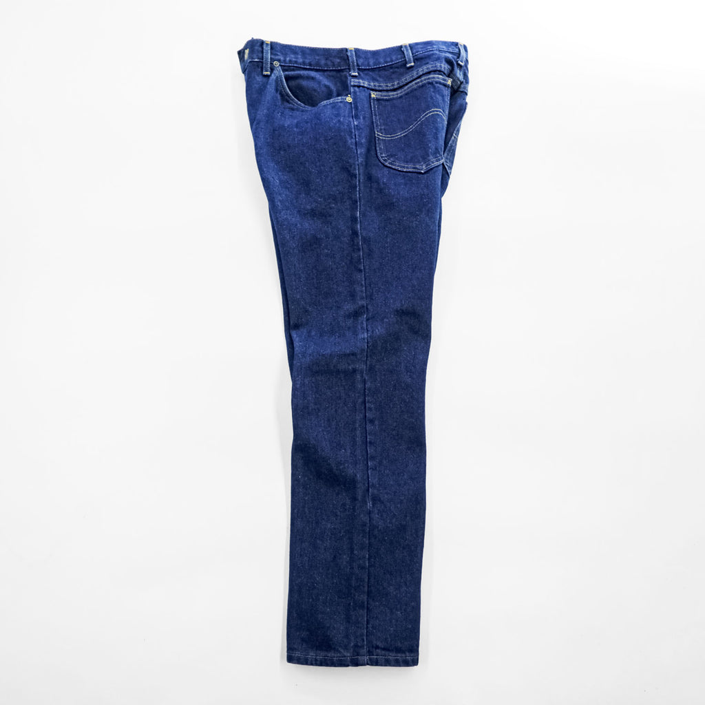 Lee RIDERS 80年代 USA製 ヴィンテージ デニムパンツ ジーンズ L インディゴ ブルー 濃紺 204-0243
