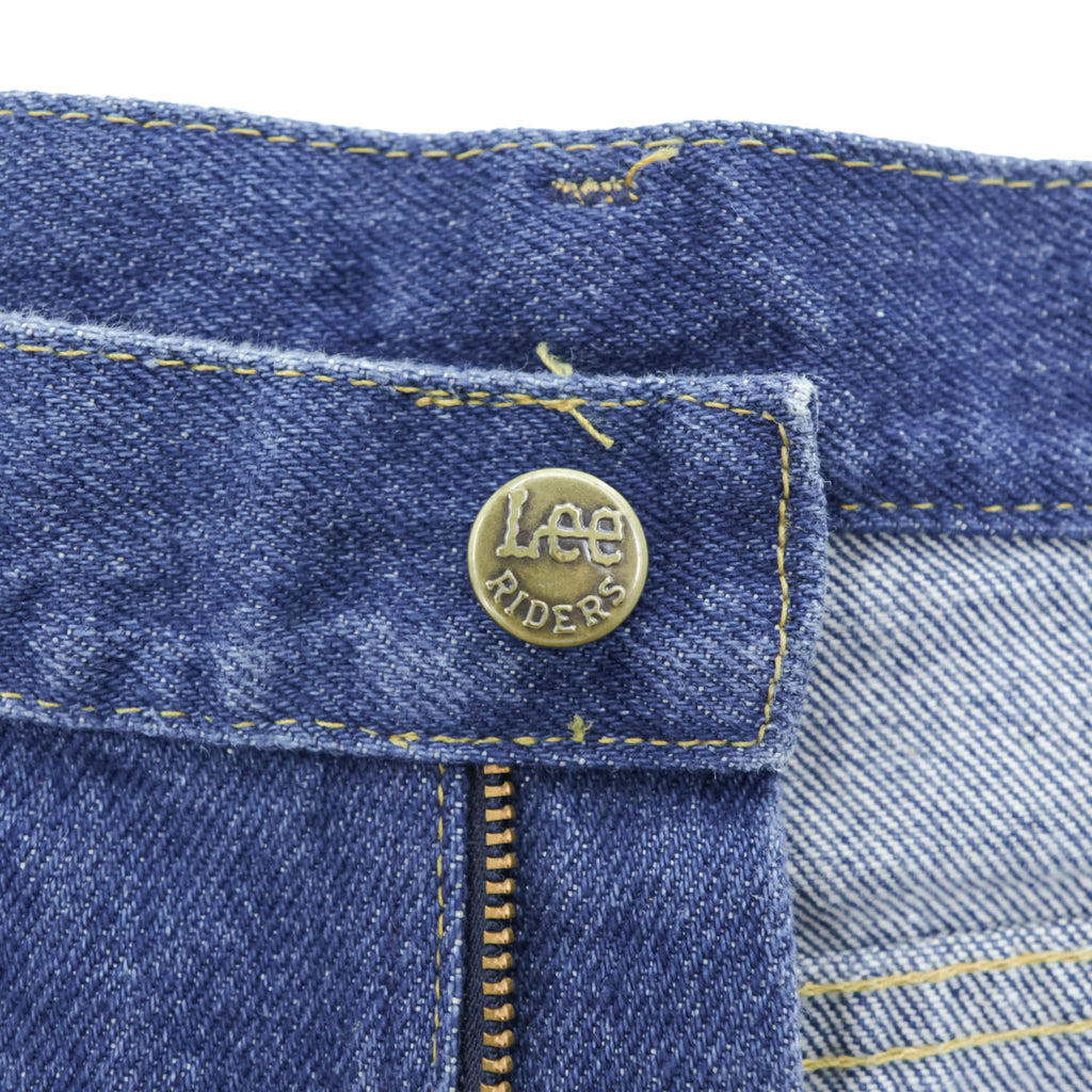 Lee RIDERS 80年代 USA製 ヴィンテージ デニムパンツ ジーンズ L インディゴ ブルー 濃紺 204-0243