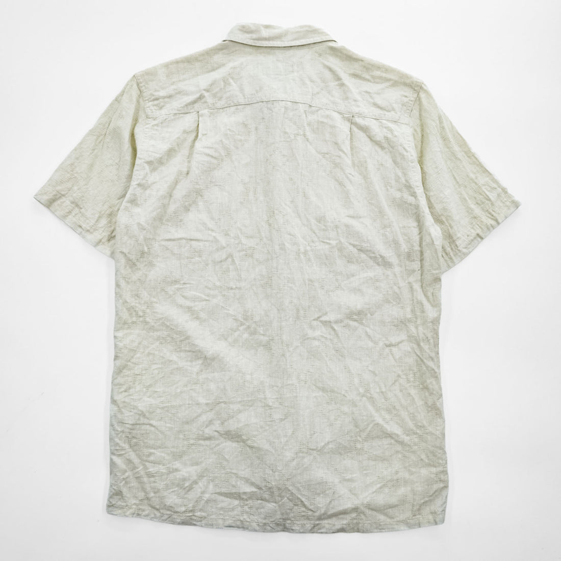 patagonia Back Step Shirt 53139 SP20 Hemp Blend Short Sleeve Shirt Size S Ivory