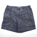 Columbia Men's Cotton Cargo Shorts Size L Navy Gray 2000s