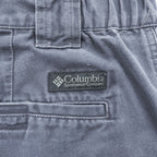 Columbia Men's Cotton Cargo Shorts Size L Navy Gray 2000s