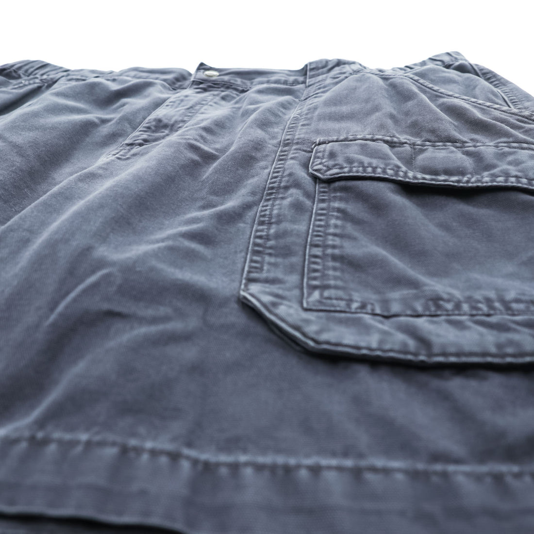 Columbia Men's Cotton Cargo Shorts Size L Navy Gray 2000s