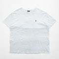 Polo by Ralph Lauren Pony Embroidered White Cotton T-Shirt Size L Made in Honduras