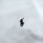 Polo by Ralph Lauren Pony Embroidered White Cotton T-Shirt Size L Made in Honduras
