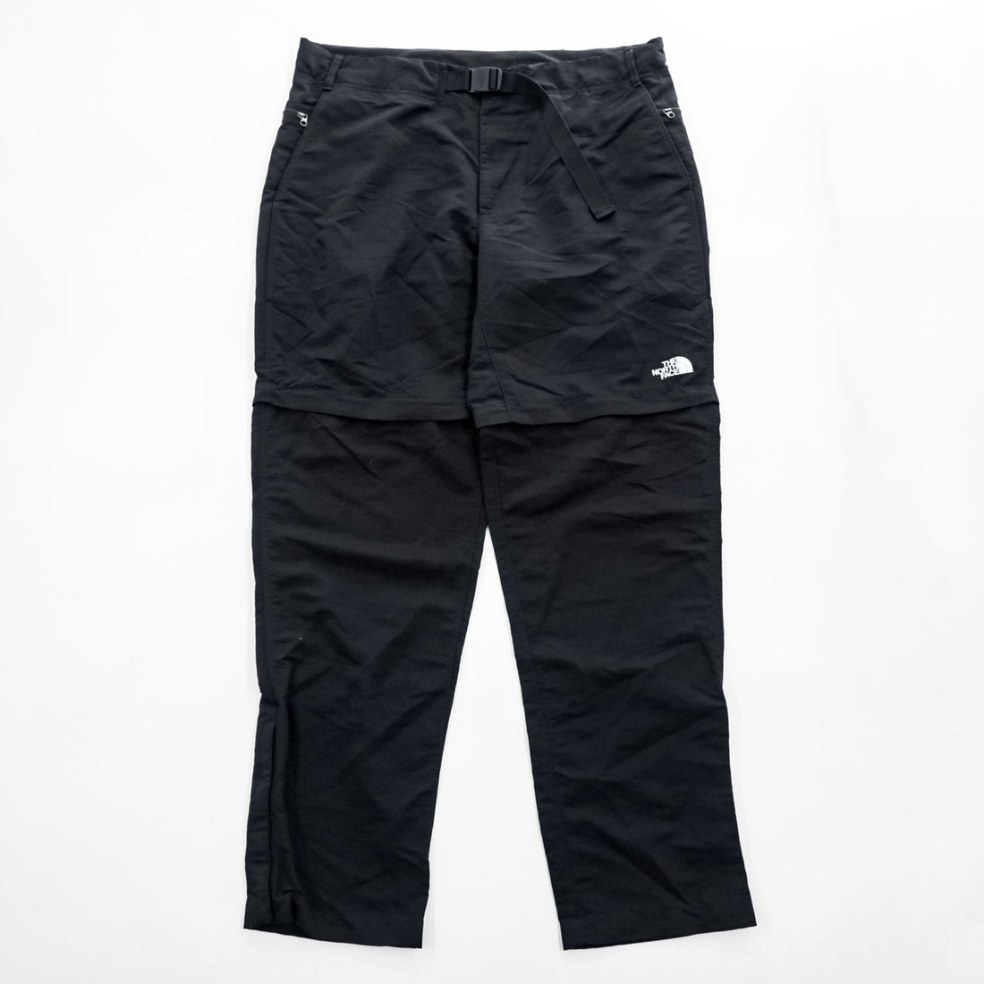 THE NORTH FACE Men's Black Nylon Zip-Off Convertible Pants 36x32 UPF
