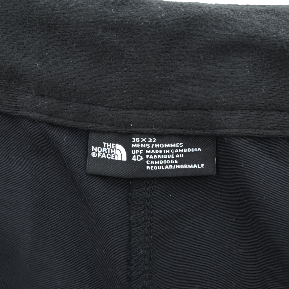 THE NORTH FACE Men's Black Nylon Zip-Off Convertible Pants 36x32 UPF