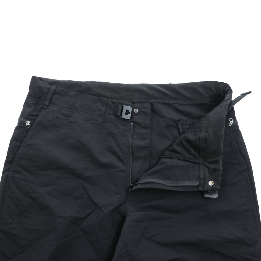 THE NORTH FACE Men's Black Nylon Zip-Off Convertible Pants 36x32 UPF