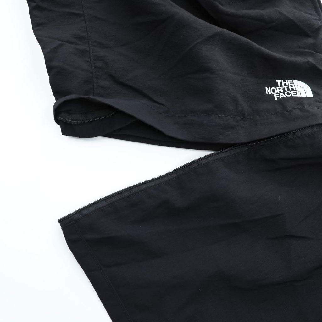 THE NORTH FACE Men's Black Nylon Zip-Off Convertible Pants 36x32 UPF
